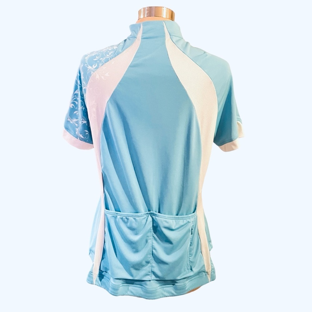 Novara | Classic Short Sleeve Cycling Jersey Blue & White Womens XL - Picture 2 of 11